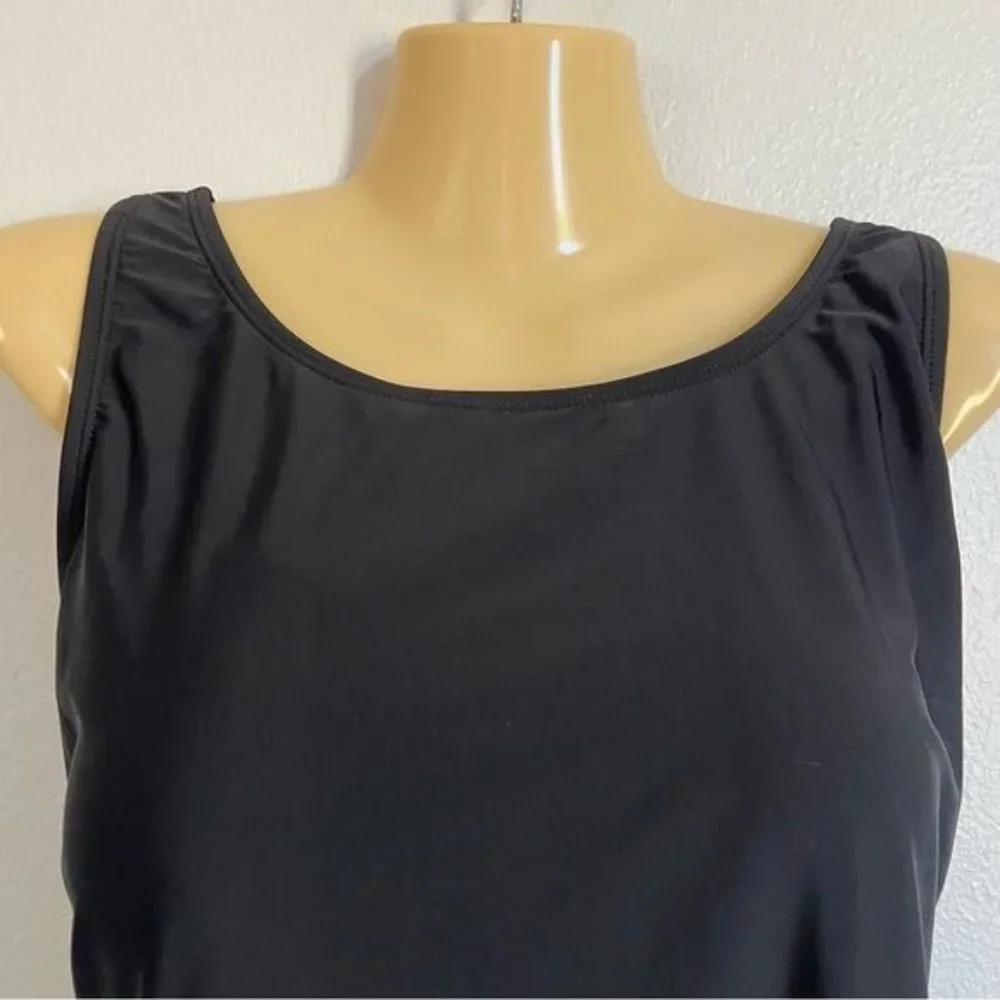 Meet.Curve Black Cross Back Swimsuit